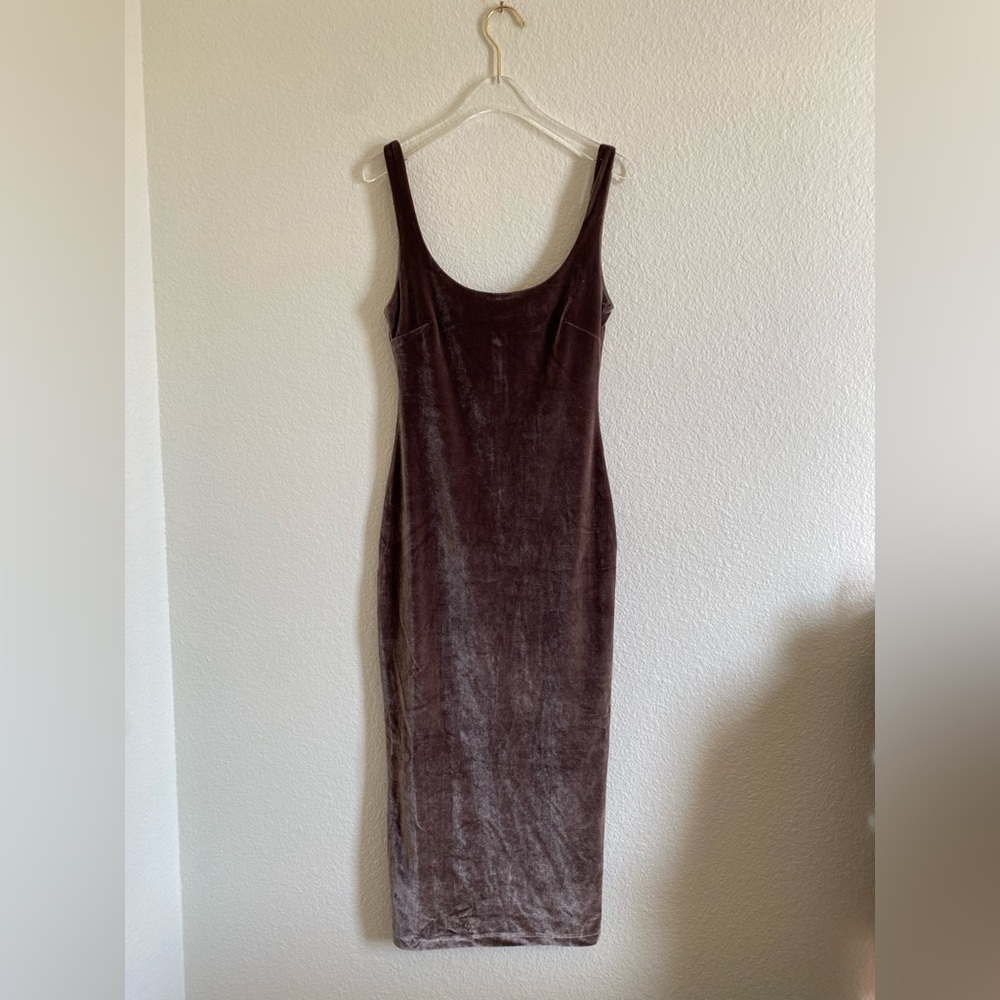 JLuxLabel Velvet Bodycon Midi Dress